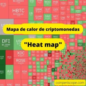 Mapa de calor criptomonedas
