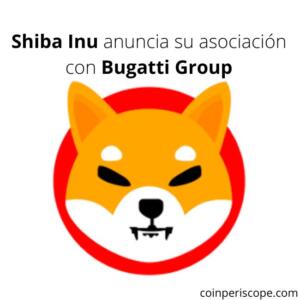 Shiba Inu anuncia su asociación con Bugatti Group